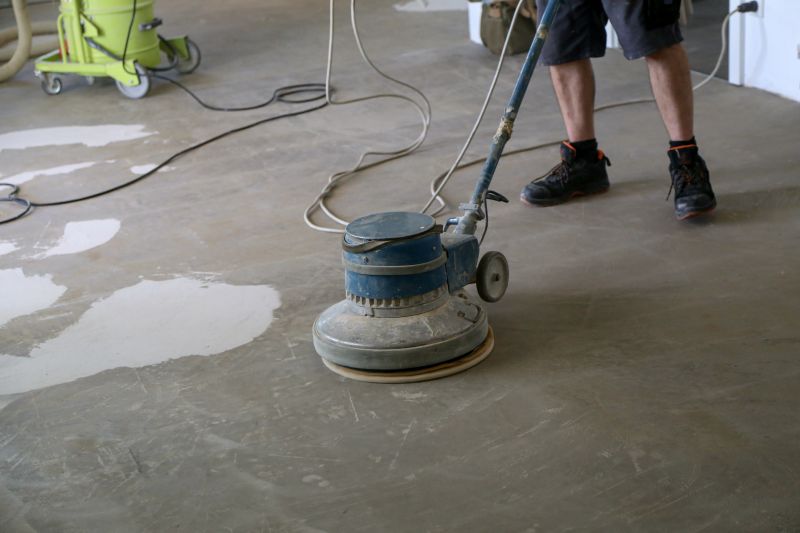 Industrial Floor After Grinding